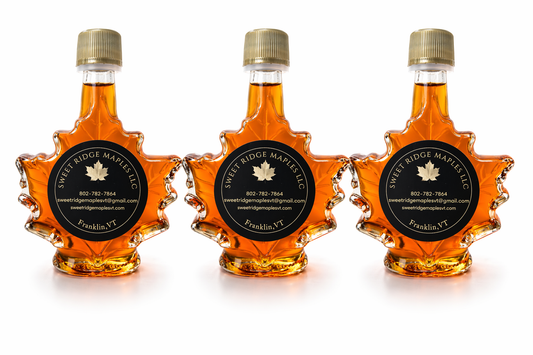 50ml Glass maple leafs