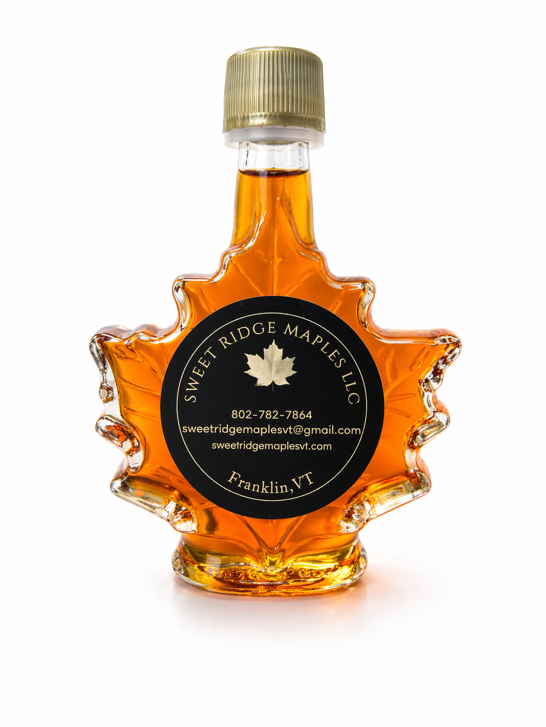 50ml Glass maple leafs